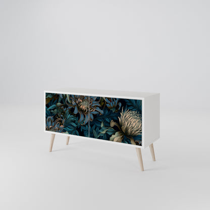 TWILIGHT BLOOM Mueble de TV Compacto de 2 puertas