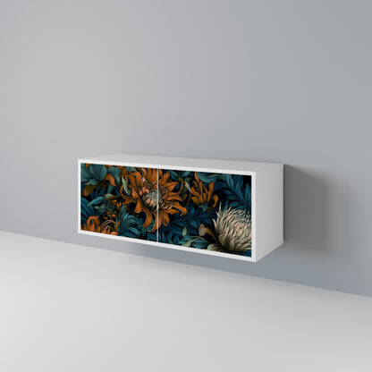 MORNING BLOOM Mueble de TV Compacto de 2 puertas