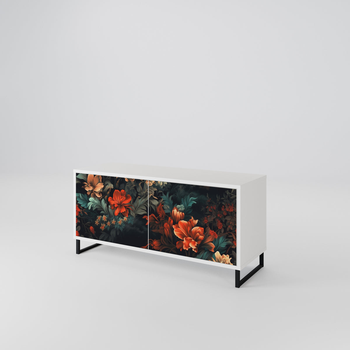 IMAGINARY BLOSSOM Mueble de TV Compacto de 2 puertas