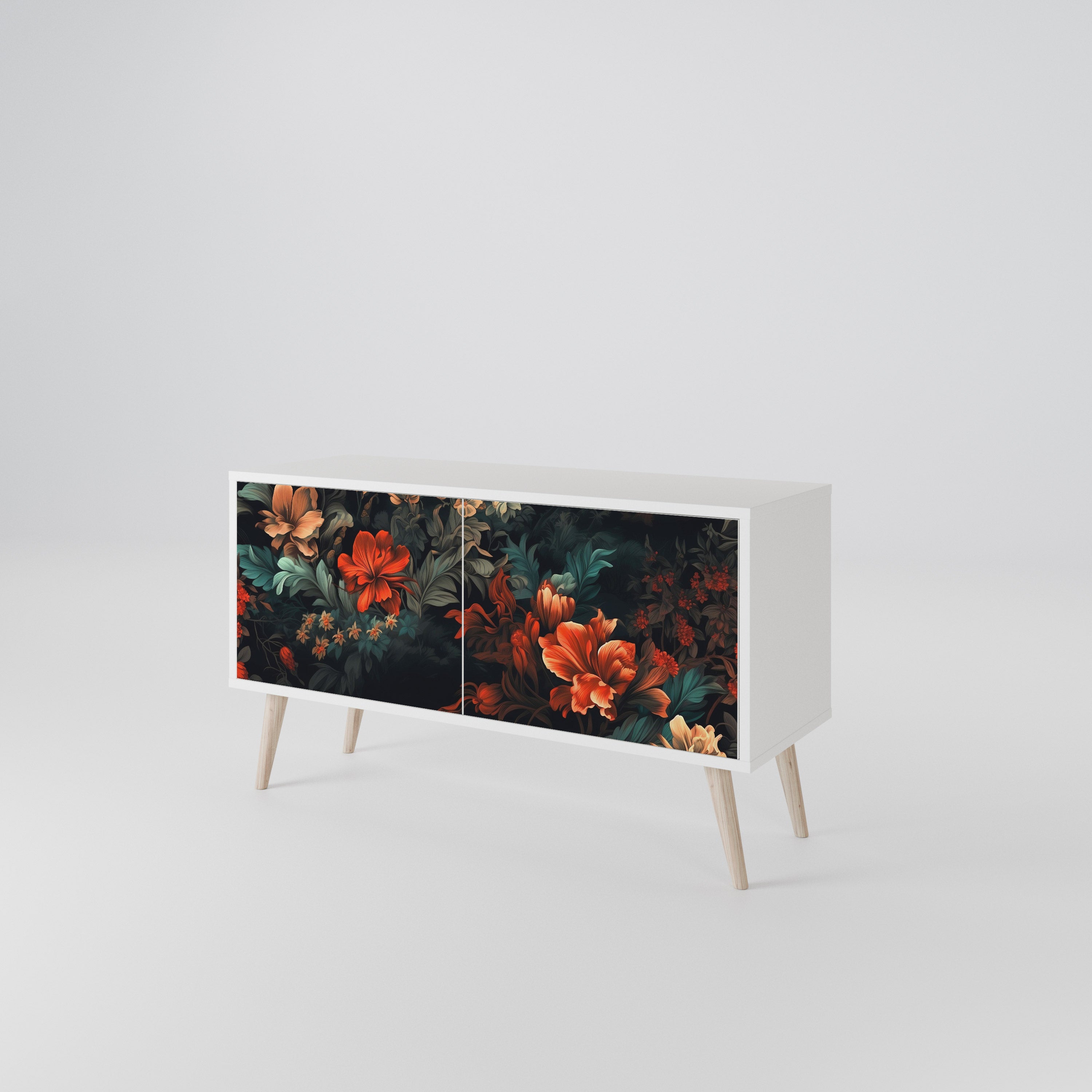IMAGINARY BLOSSOM Compact 2-Door TV Cabinet