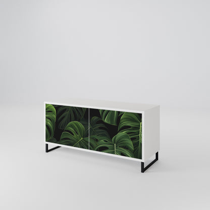 INFINITE MONSTERA Mueble de TV Compacto de 2 puertas