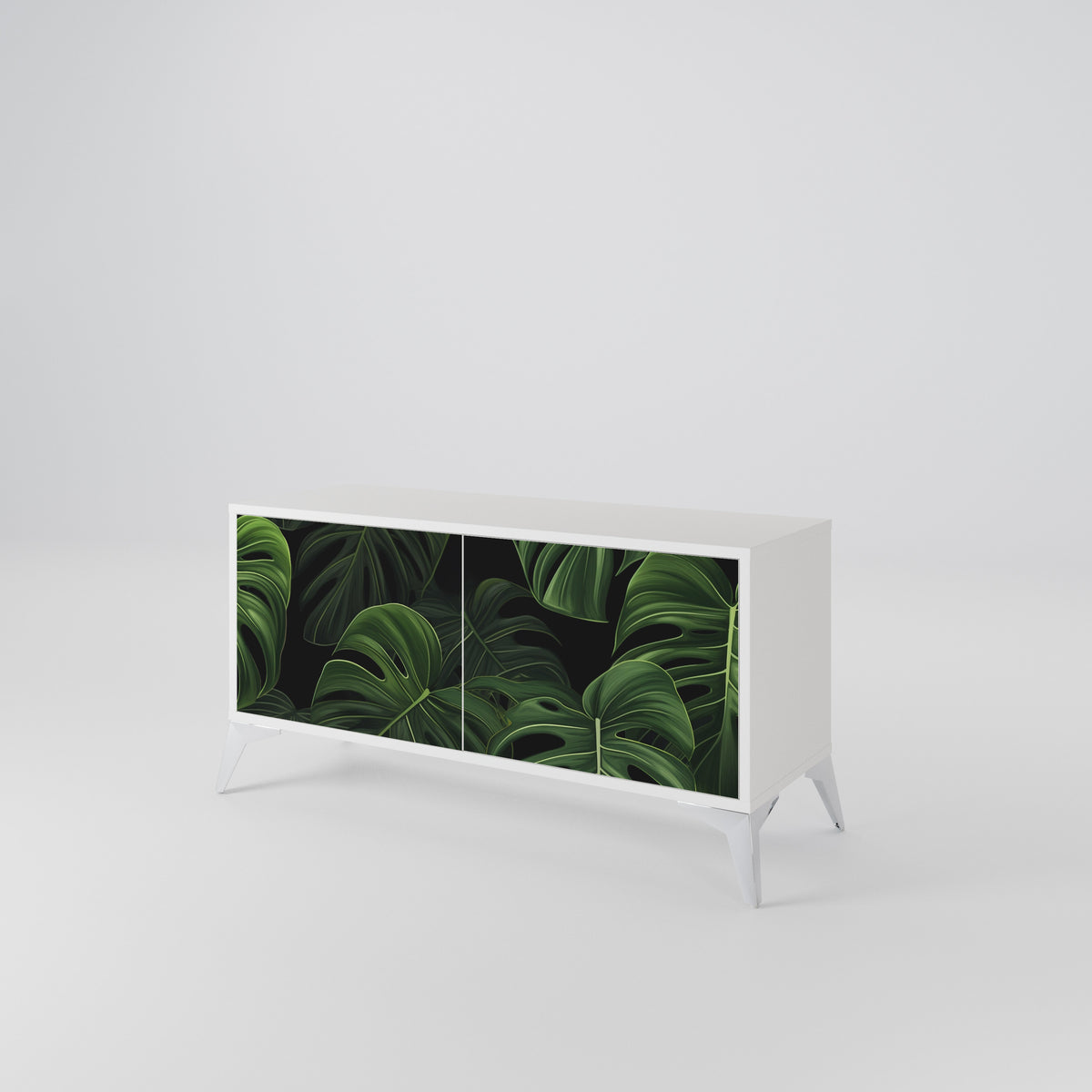 INFINITE MONSTERA Mueble de TV Compacto de 2 puertas