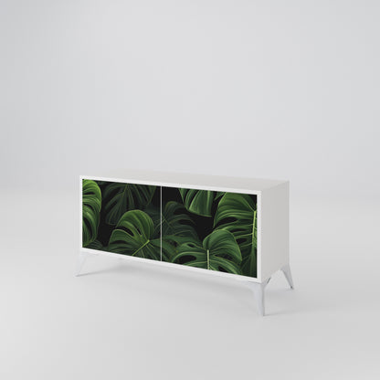 INFINITE MONSTERA Mueble de TV Compacto de 2 puertas