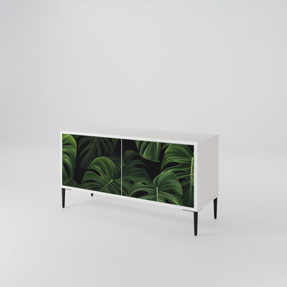 INFINITE MONSTERA Mueble de TV Compacto de 2 puertas