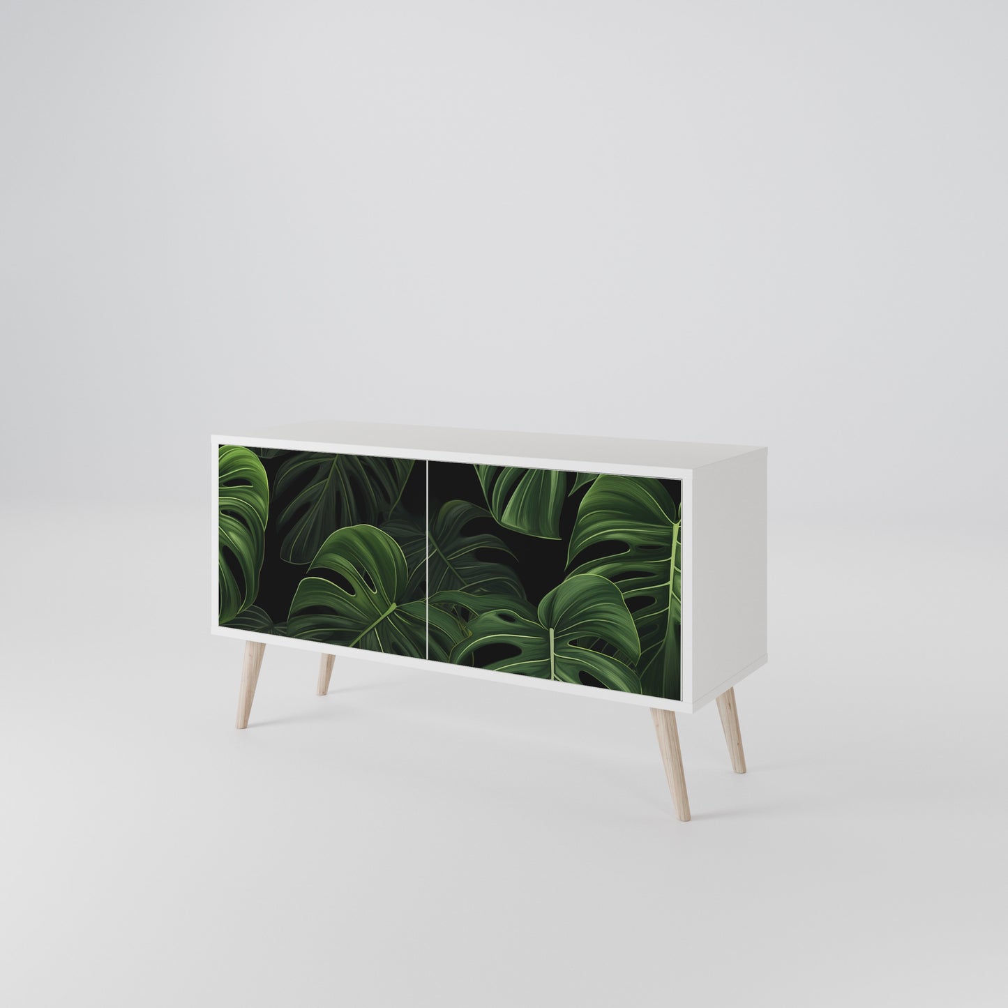 INFINITE MONSTERA Mueble de TV Compacto de 2 puertas