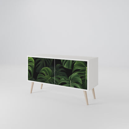 INFINITE MONSTERA Mueble de TV Compacto de 2 puertas