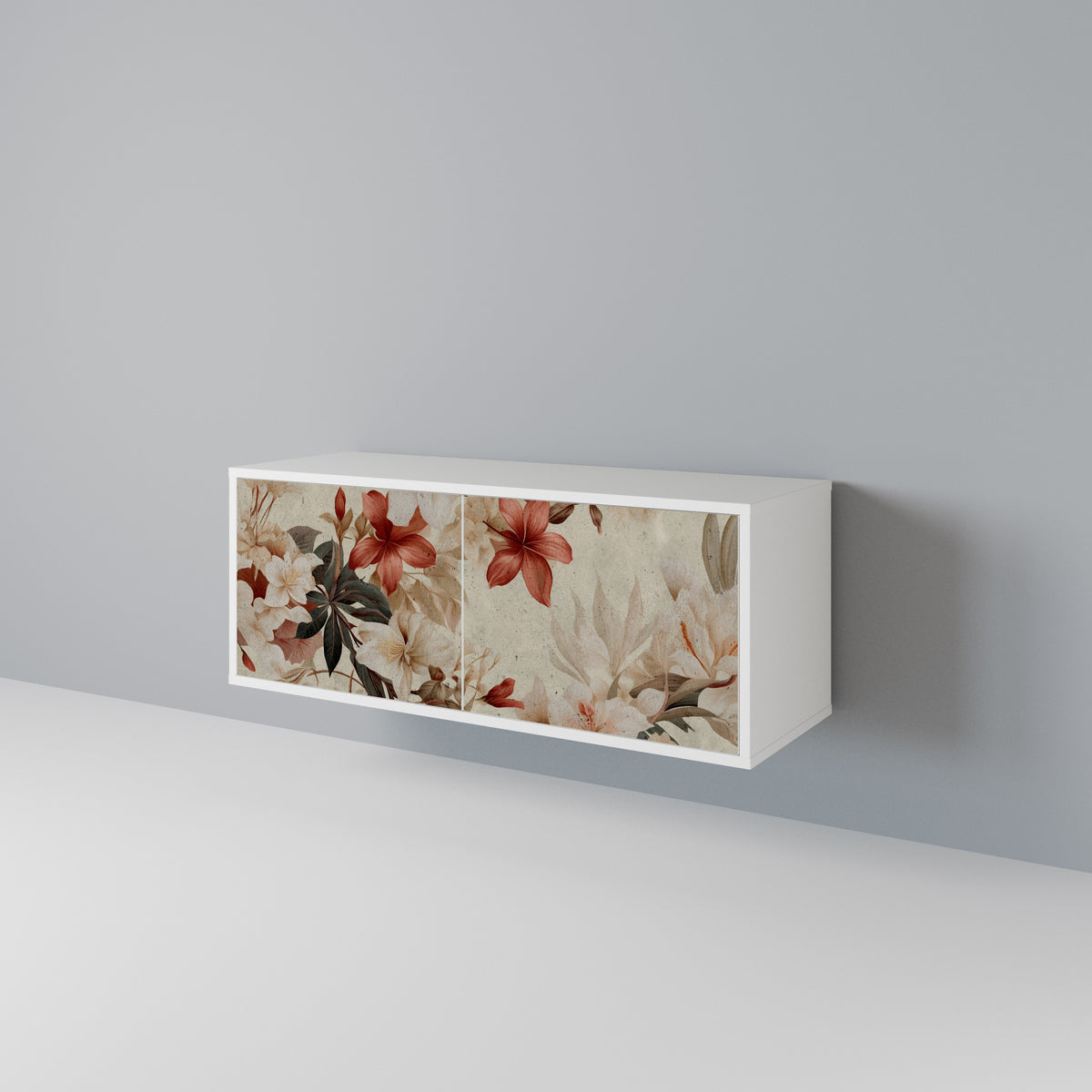 PETAL HARMONY Mueble de TV Compacto de 2 puertas