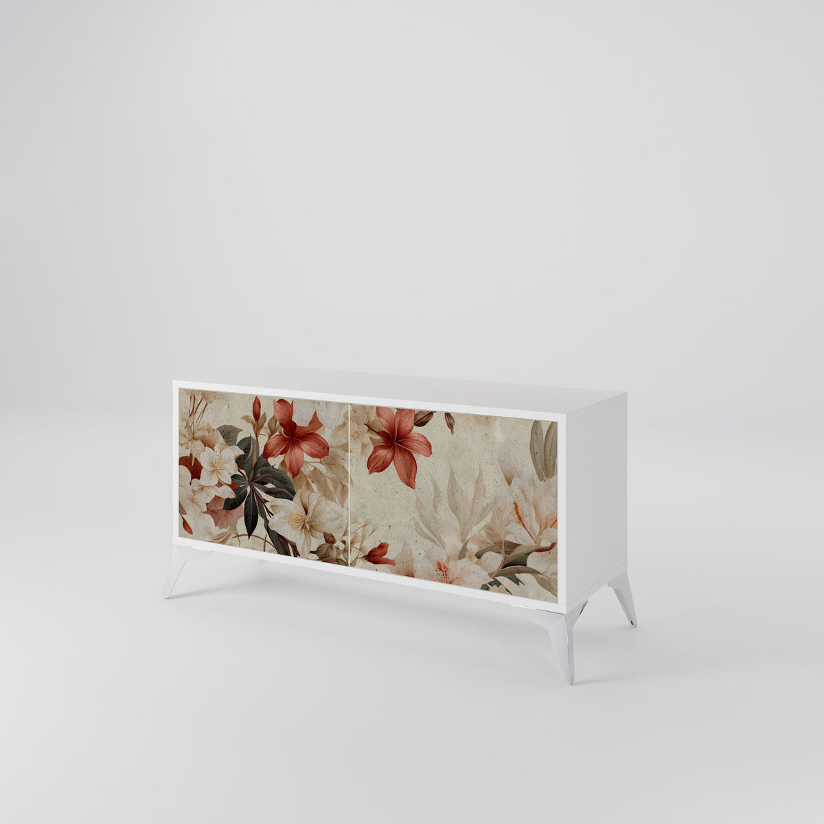 PETAL HARMONY Mueble de TV Compacto de 2 puertas