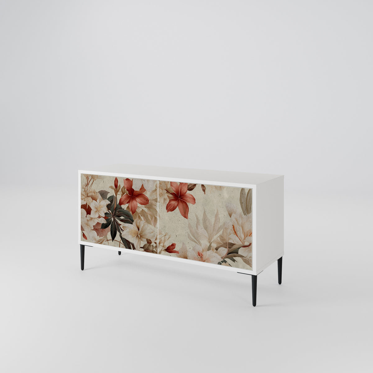 PETAL HARMONY Mueble de TV Compacto de 2 puertas