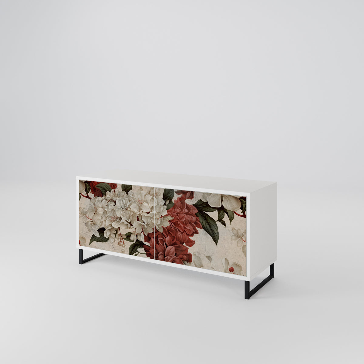 EPHEMERAL DAYS Mueble de TV Compacto de 2 puertas