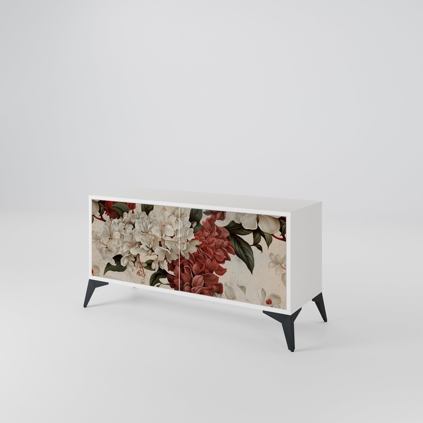 EPHEMERAL DAYS Mueble de TV Compacto de 2 puertas