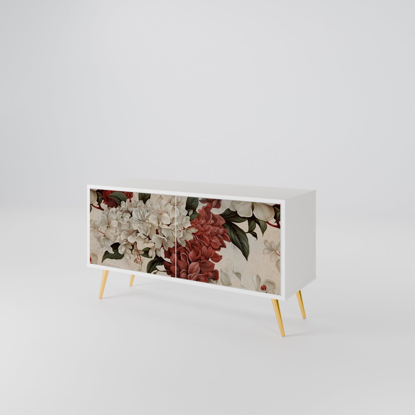 EPHEMERAL DAYS Mueble de TV Compacto de 2 puertas