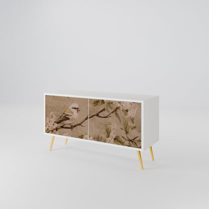 PETAL DISTINGUISH Mueble de TV Compacto de 2 puertas