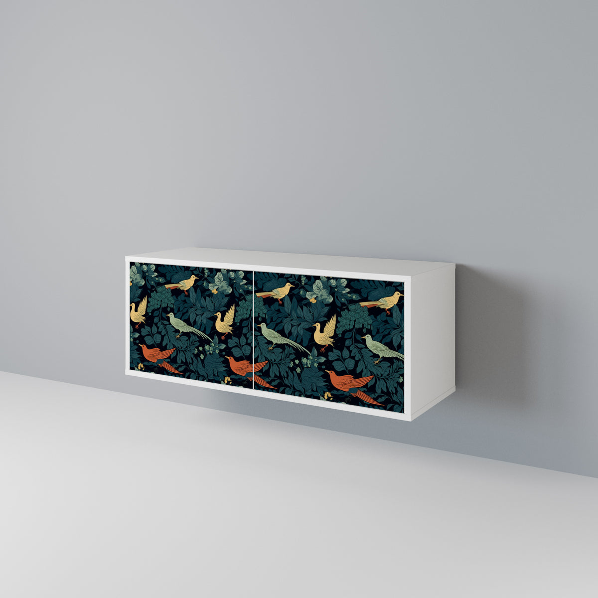 FOWL ORNAMENT Mueble de TV Compacto de 2 puertas