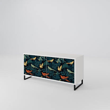 FOWL ORNAMENT Mueble de TV Compacto de 2 puertas