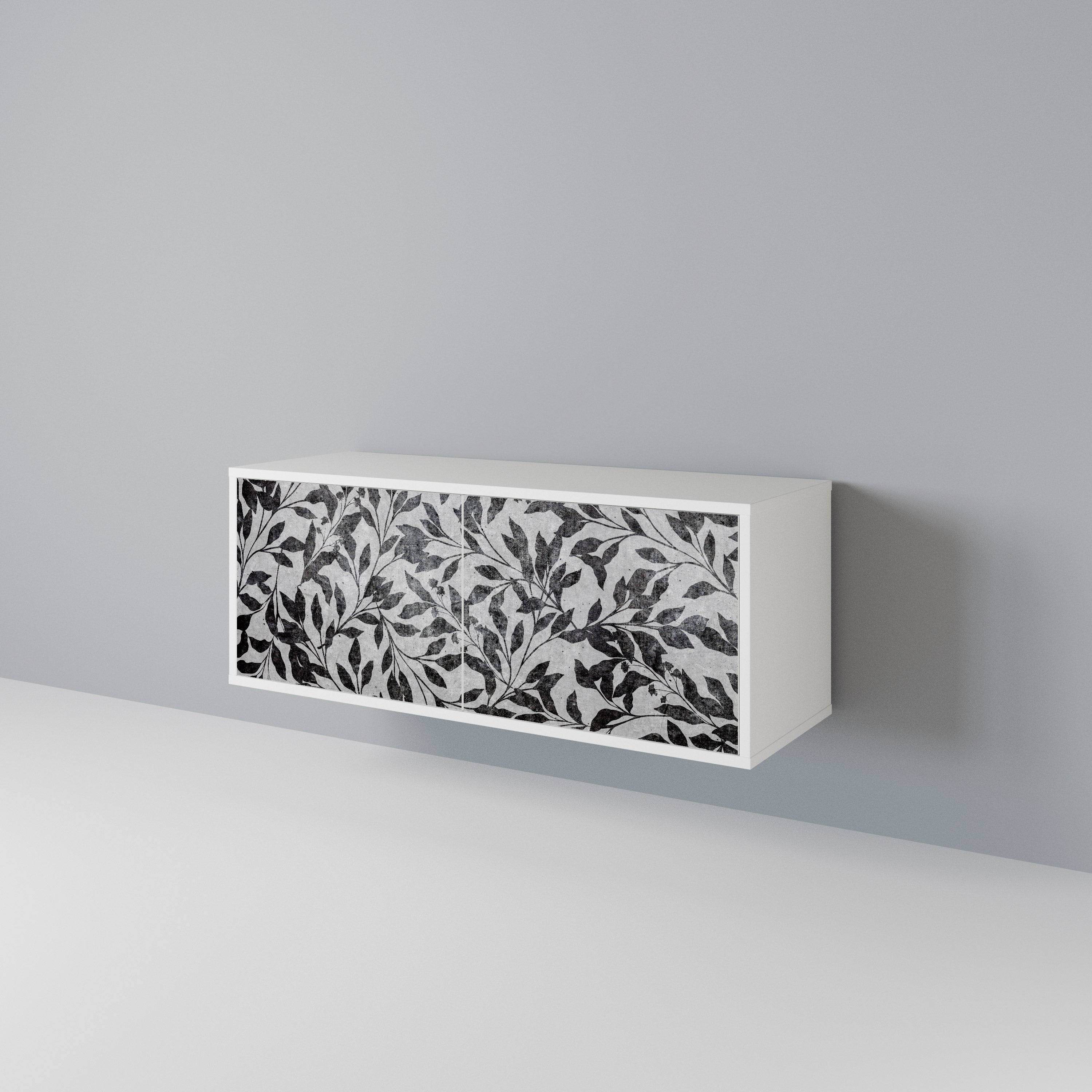 CHARCOAL SPROUT Compact 2-Door TV Cabinet