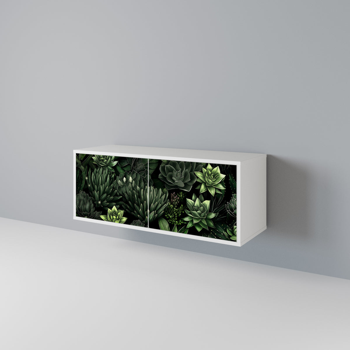 SUCCULENT JUNGLE Mueble de TV Compacto de 2 puertas