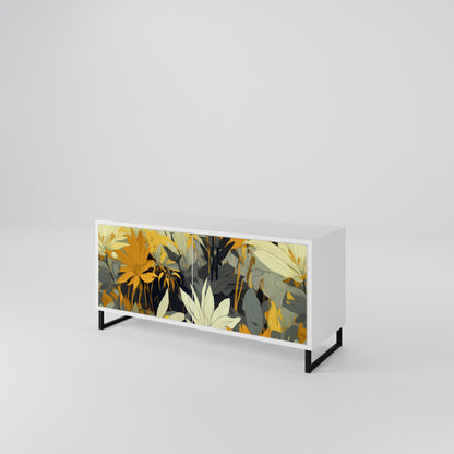 SUNKISSED LILY Mueble de TV Compacto de 2 puertas