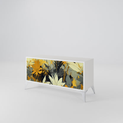 SUNKISSED LILY Mueble de TV Compacto de 2 puertas