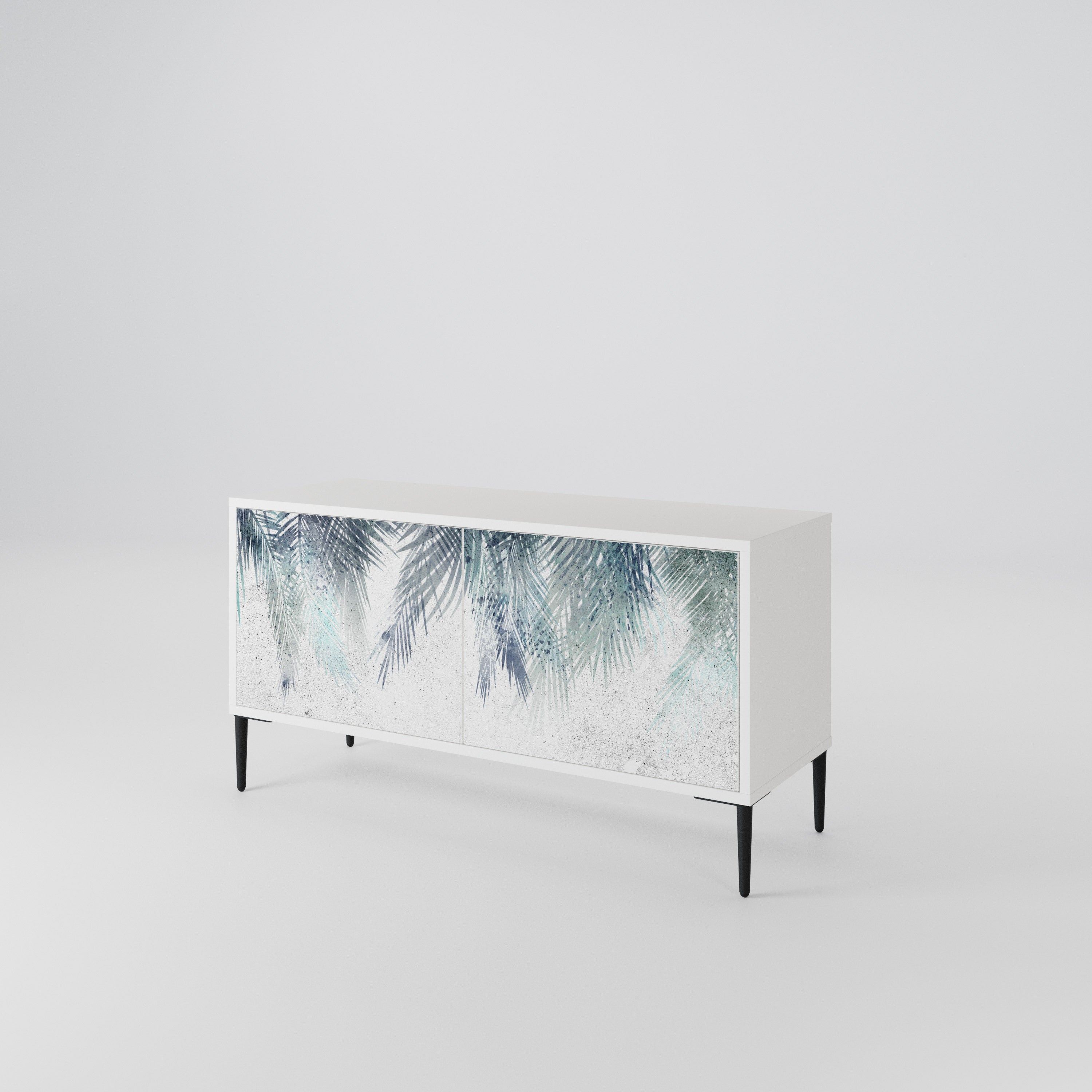 PALM VEIL Compact 2-Door TV Cabinet
