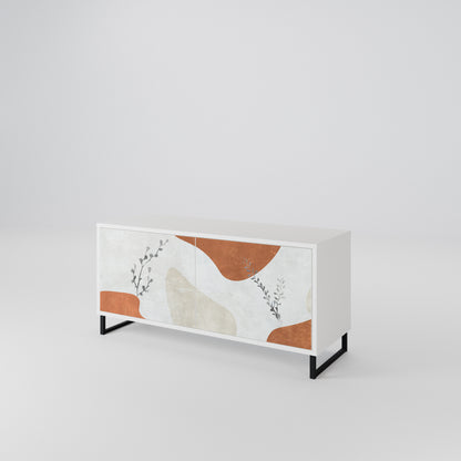 TRANQUIL TWIG Mueble de TV Compacto de 2 puertas