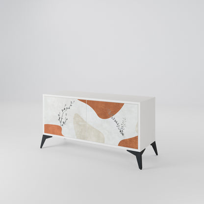 TRANQUIL TWIG Mueble de TV Compacto de 2 puertas