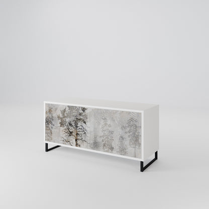 FADE IN THE TREES Mueble de TV Compacto de 2 puertas