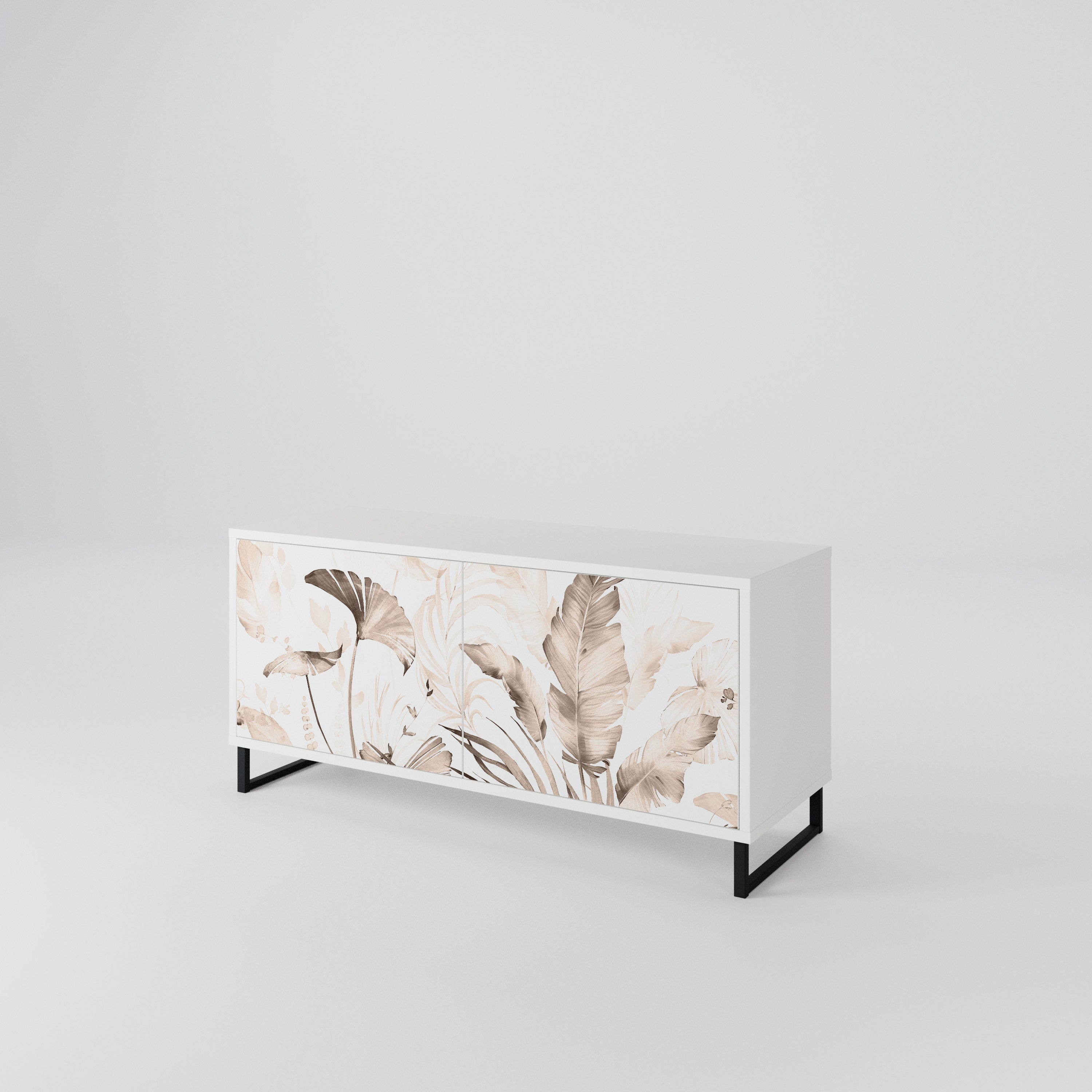 WILD TENDERNESS Compact 2-Door TV Cabinet