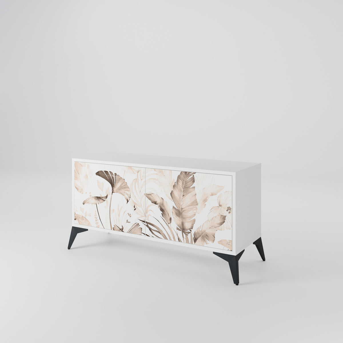 WILD TENDERNESS Mueble de TV Compacto de 2 puertas