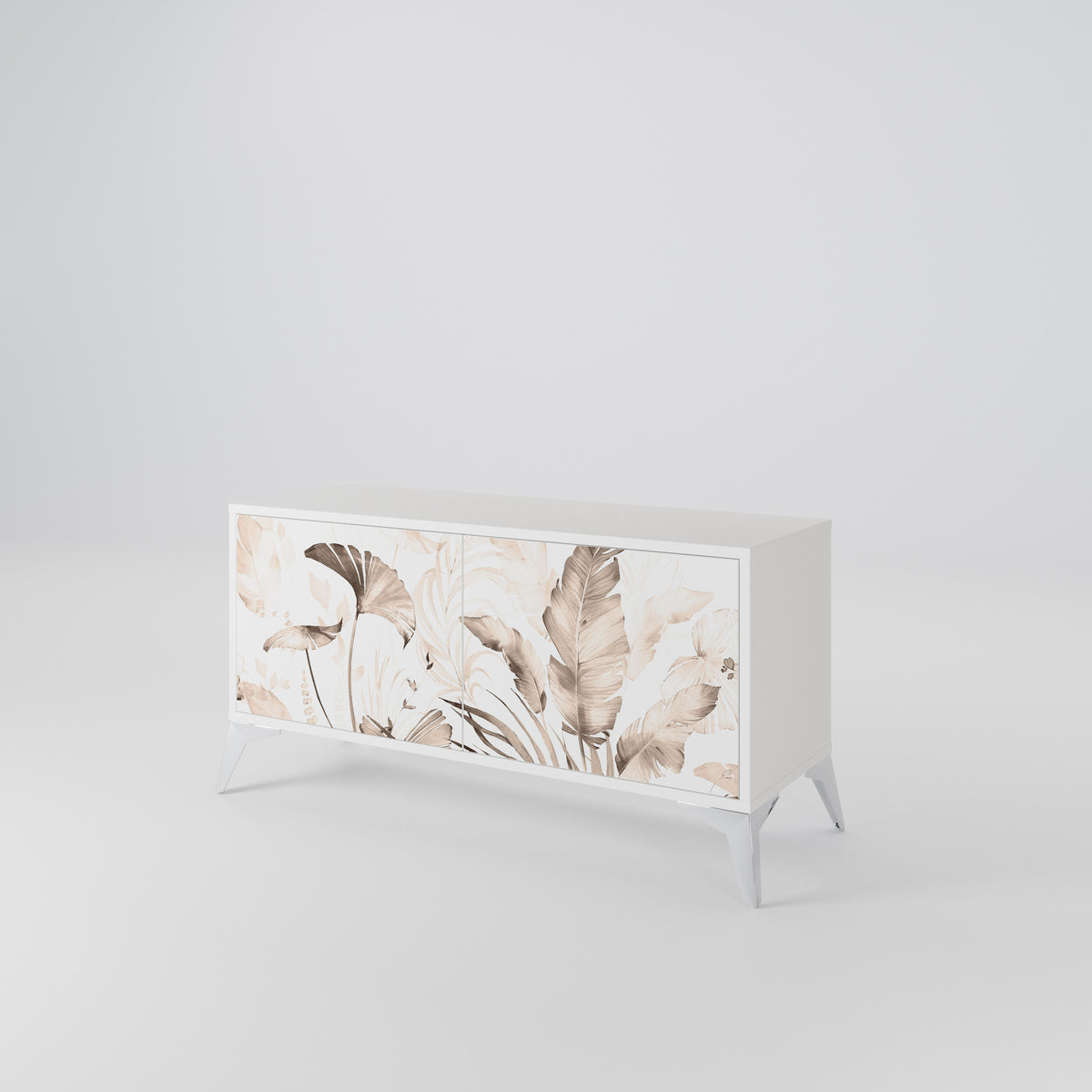 WILD TENDERNESS Compact 2-Door TV Cabinet