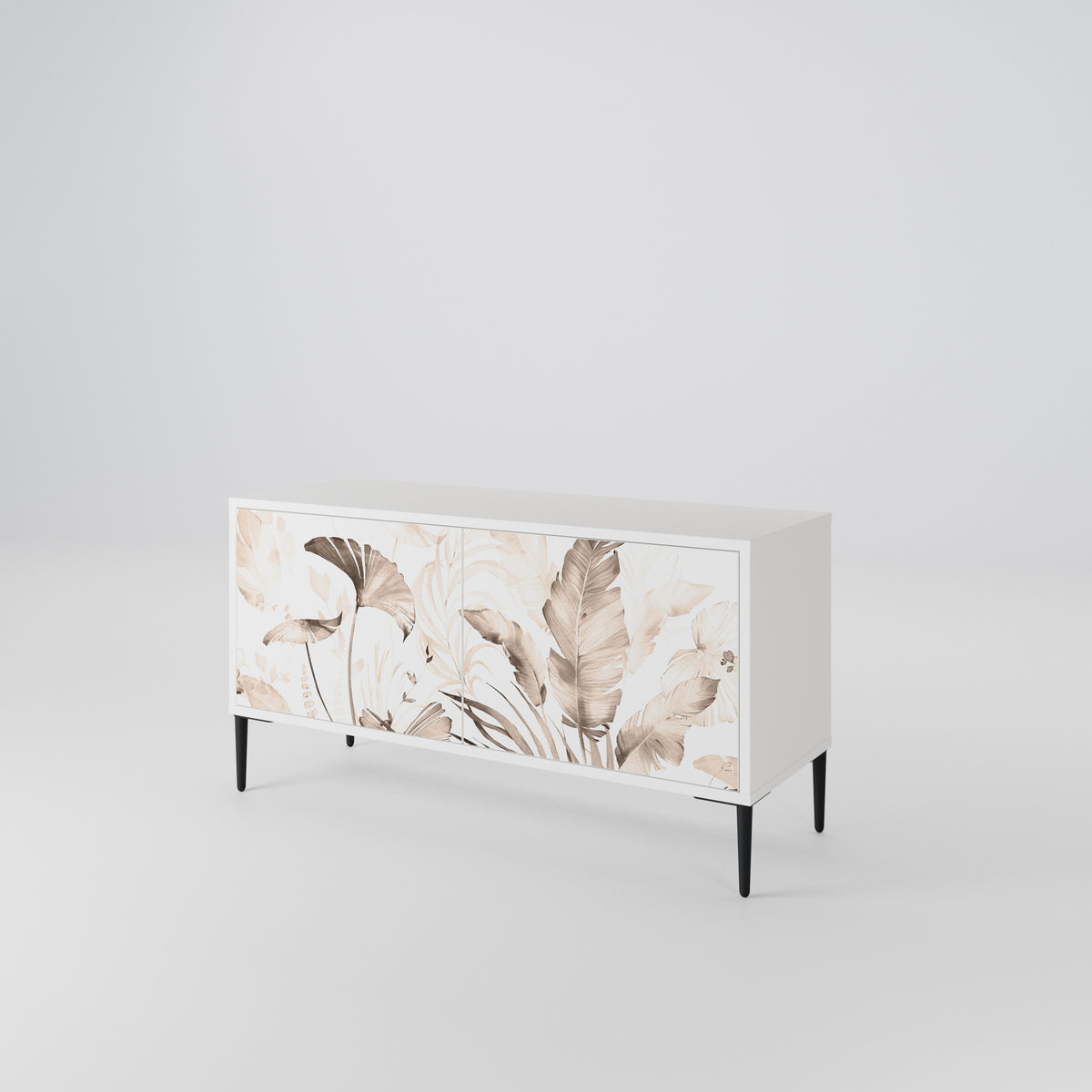 WILD TENDERNESS Mueble de TV Compacto de 2 puertas