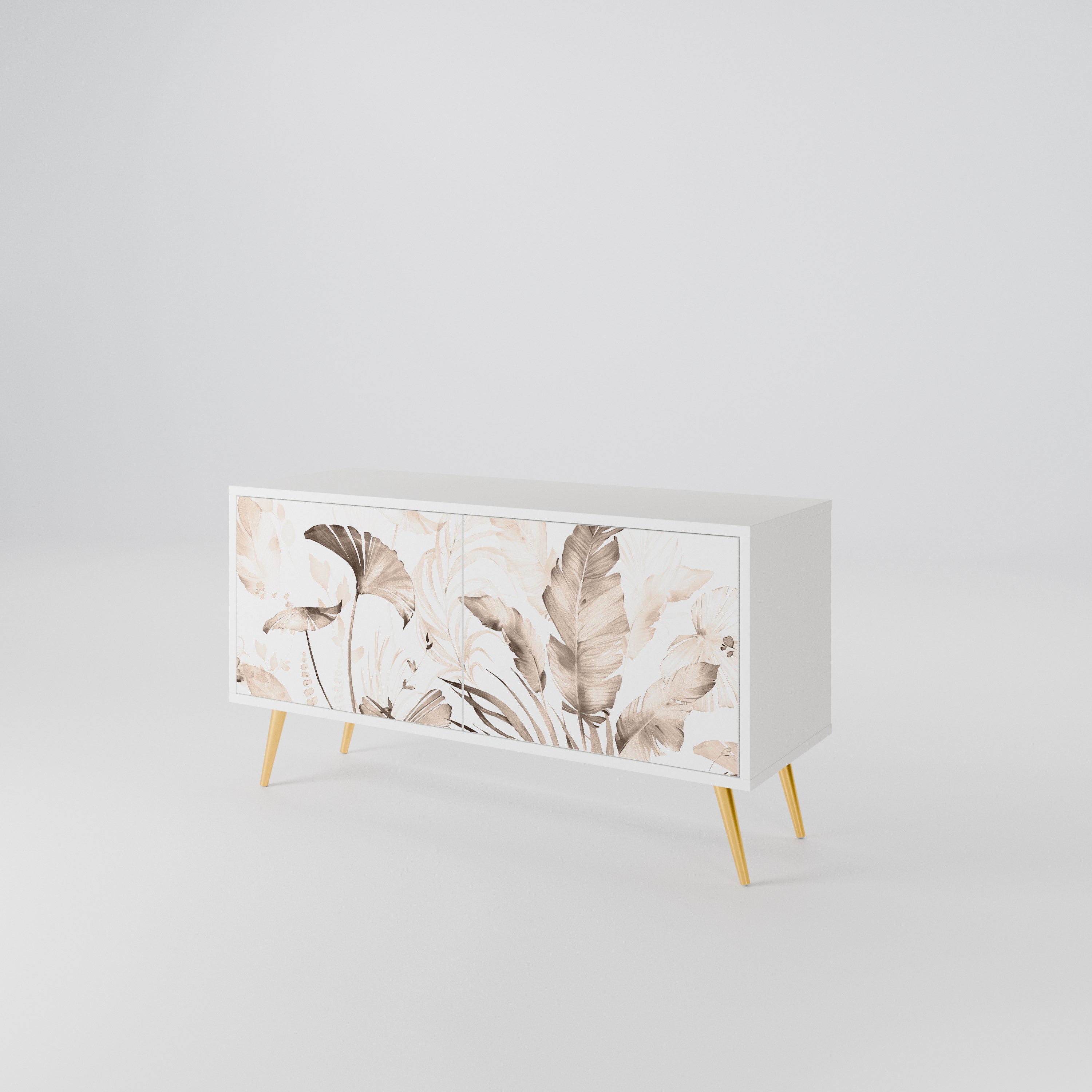WILD TENDERNESS Compact 2-Door TV Cabinet