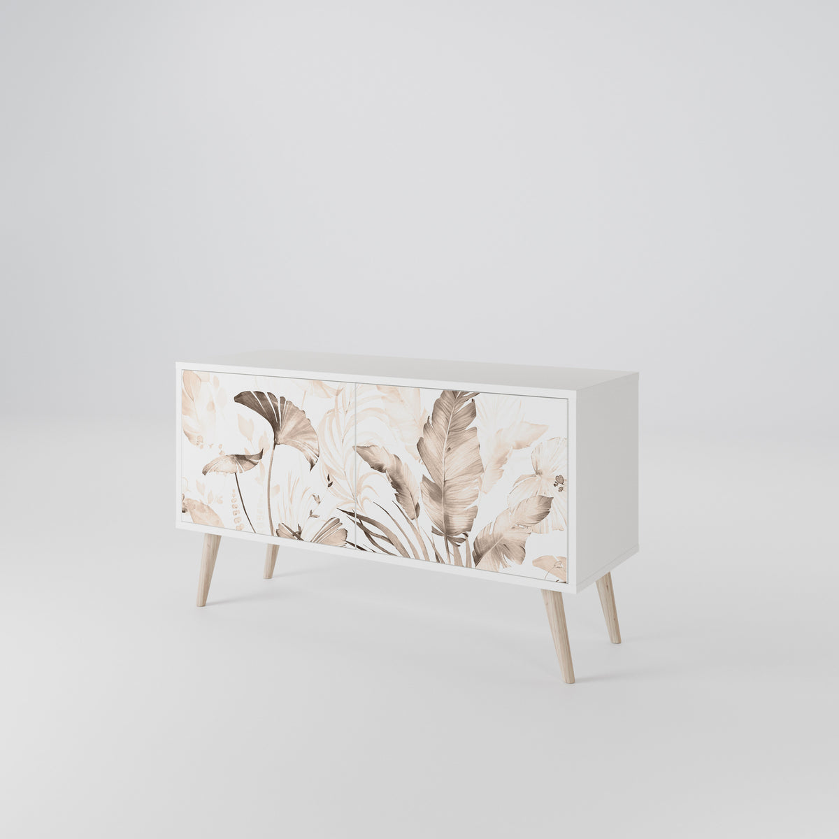 WILD TENDERNESS Mueble de TV Compacto de 2 puertas