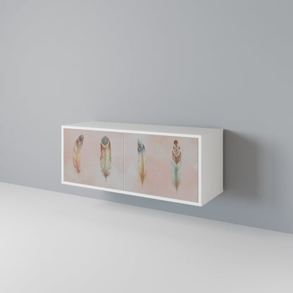 THE DELIQUESCE Mueble de TV Compacto de 2 puertas