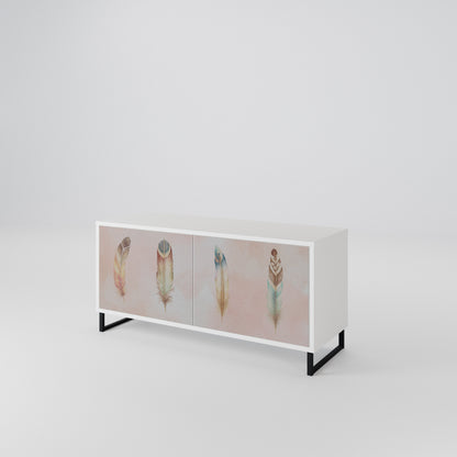 THE DELIQUESCE Mueble de TV Compacto de 2 puertas