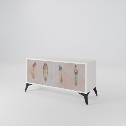 THE DELIQUESCE Mueble de TV Compacto de 2 puertas