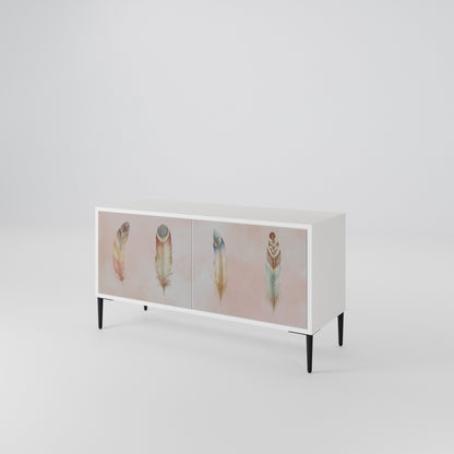 THE DELIQUESCE Mueble de TV Compacto de 2 puertas