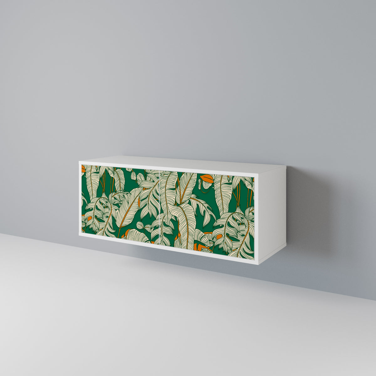 VERDANT PLEASURES Mueble de TV Compacto de 2 puertas