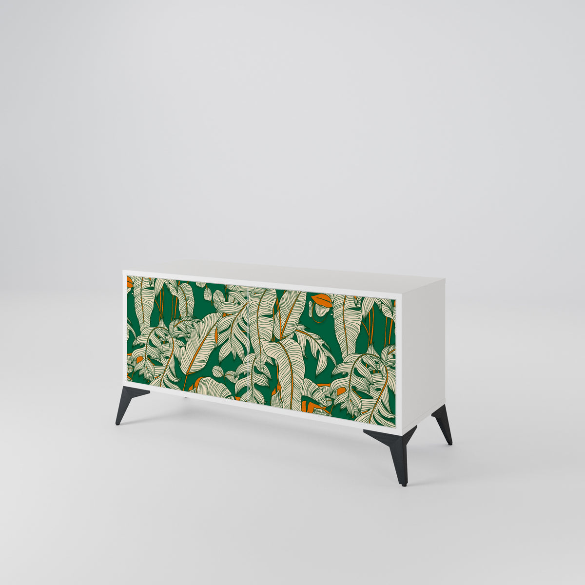 VERDANT PLEASURES Mueble de TV Compacto de 2 puertas