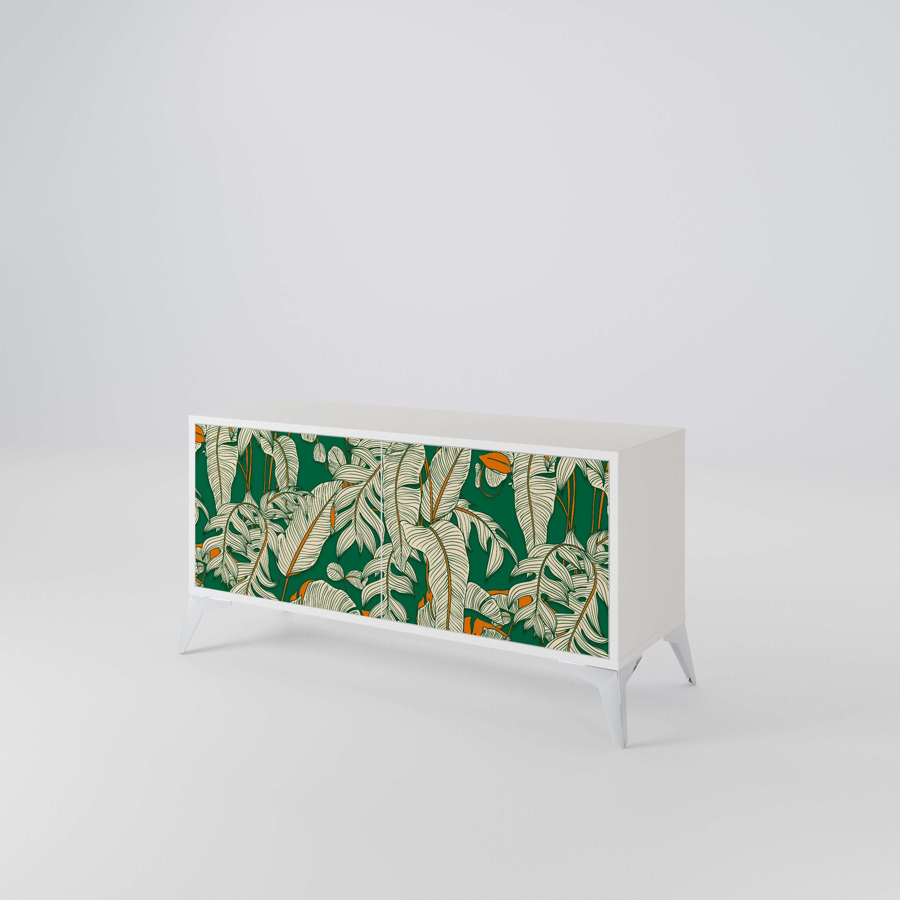 VERDANT PLEASURES Compact 2-Door TV Cabinet