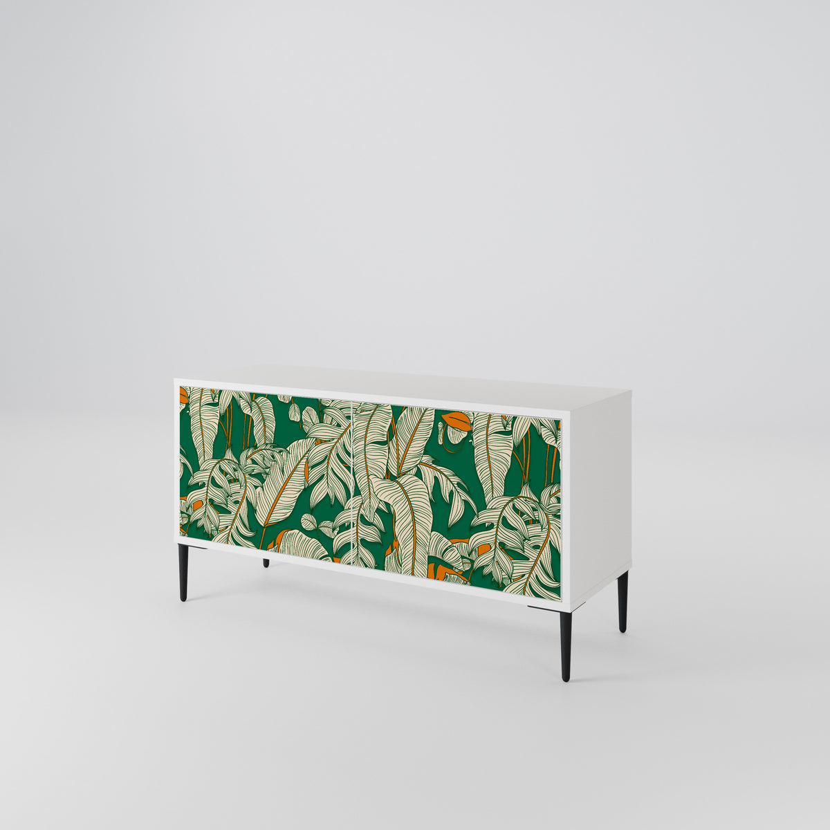 VERDANT PLEASURES Mueble de TV Compacto de 2 puertas