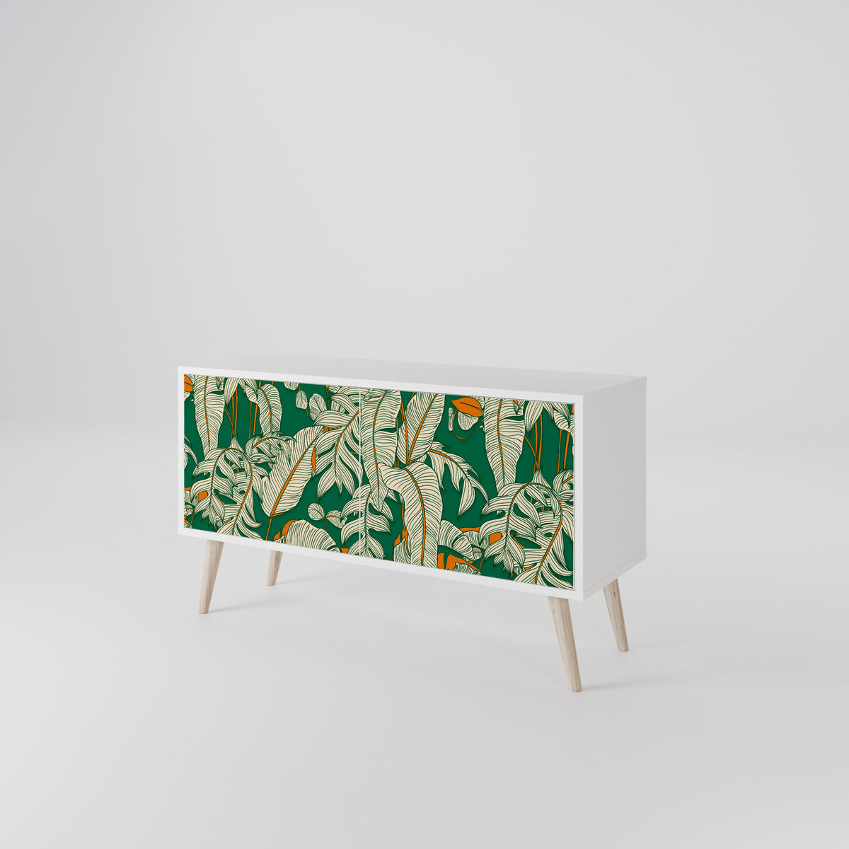 VERDANT PLEASURES Mueble de TV Compacto de 2 puertas