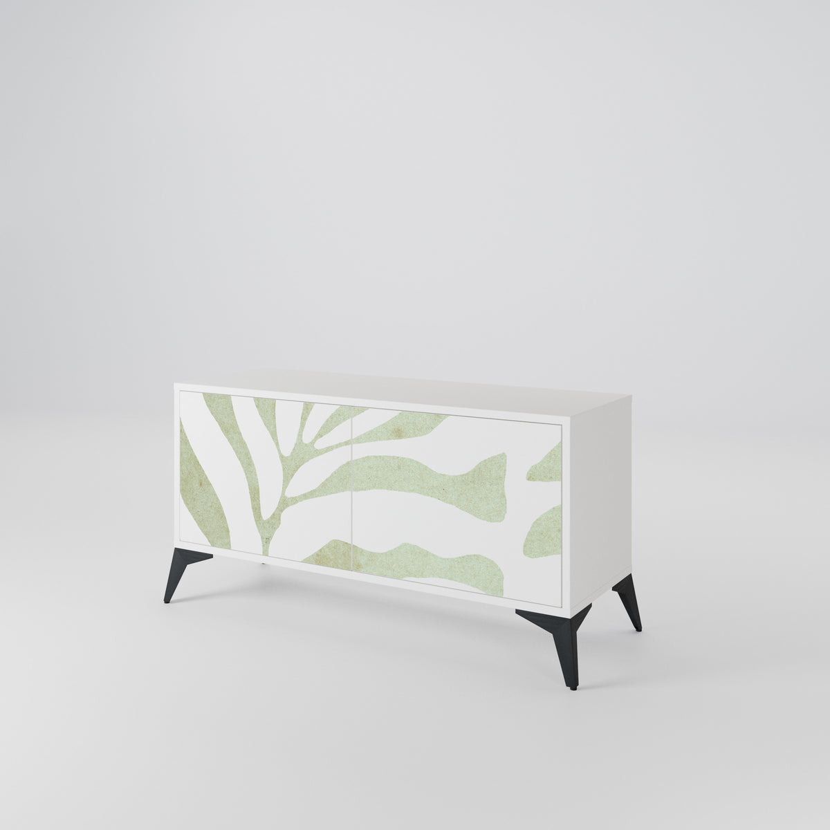 BOTANICAL SPARK Mueble de TV Compacto de 2 puertas