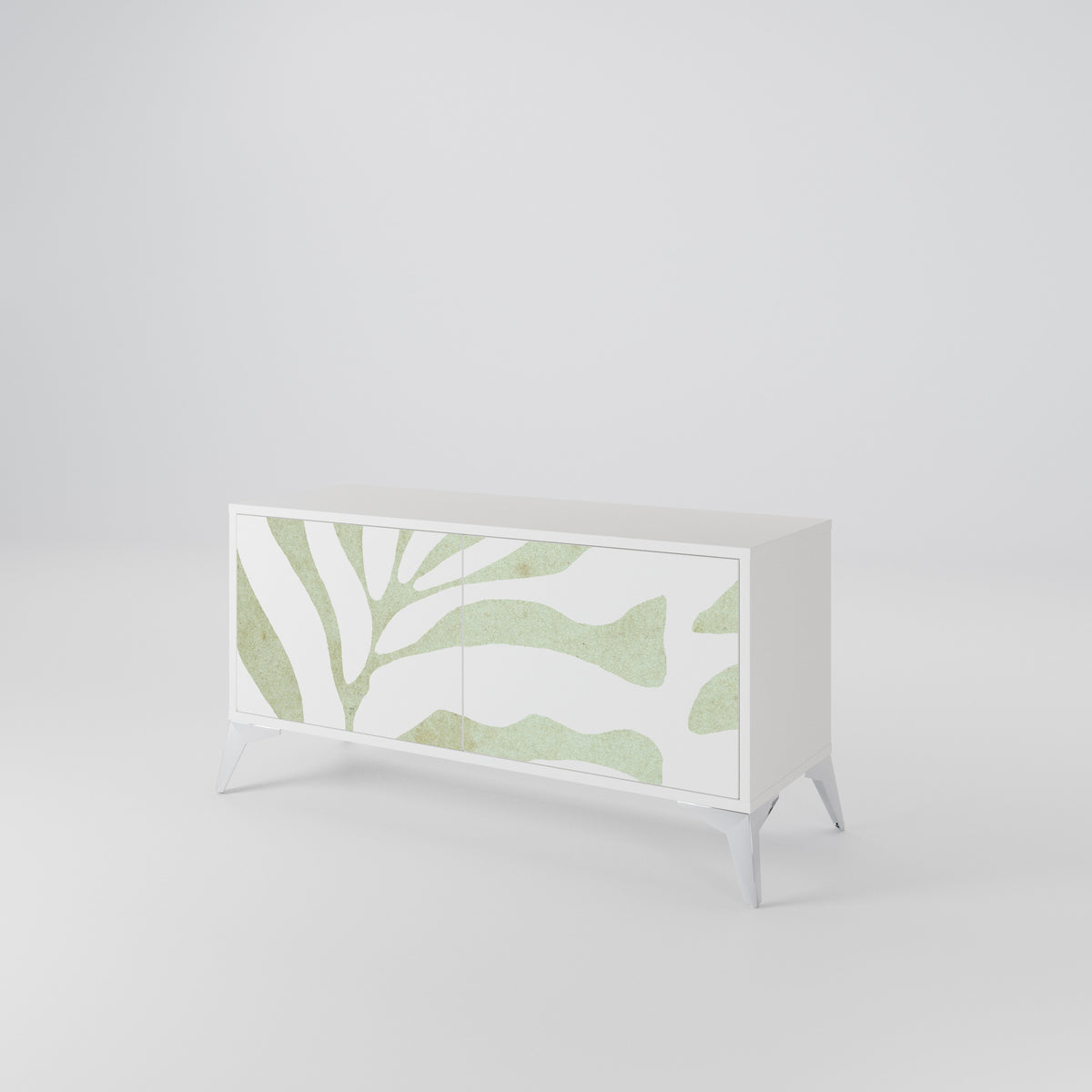 BOTANICAL SPARK Mueble de TV Compacto de 2 puertas