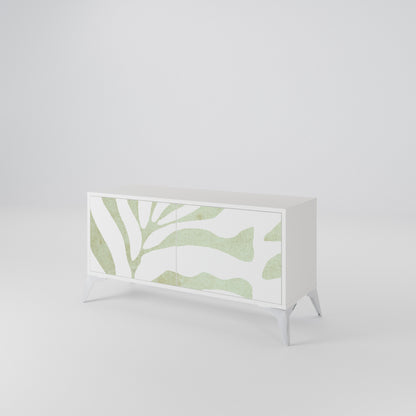 BOTANICAL SPARK Mueble de TV Compacto de 2 puertas