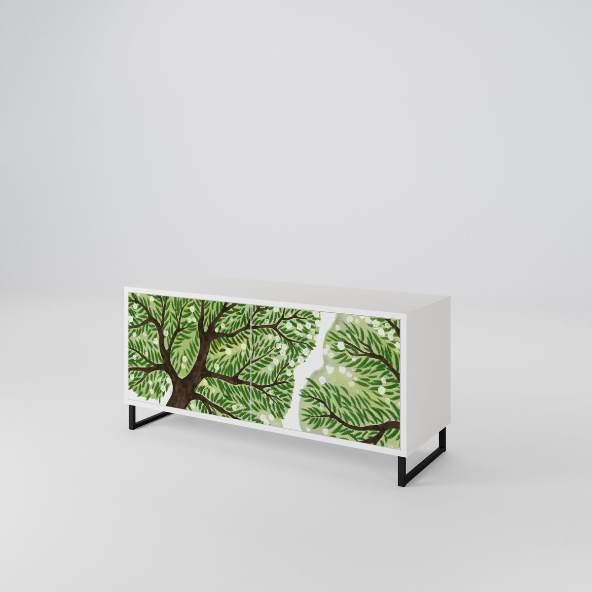 WILDERNESS DASH Mueble de TV Compacto de 2 puertas