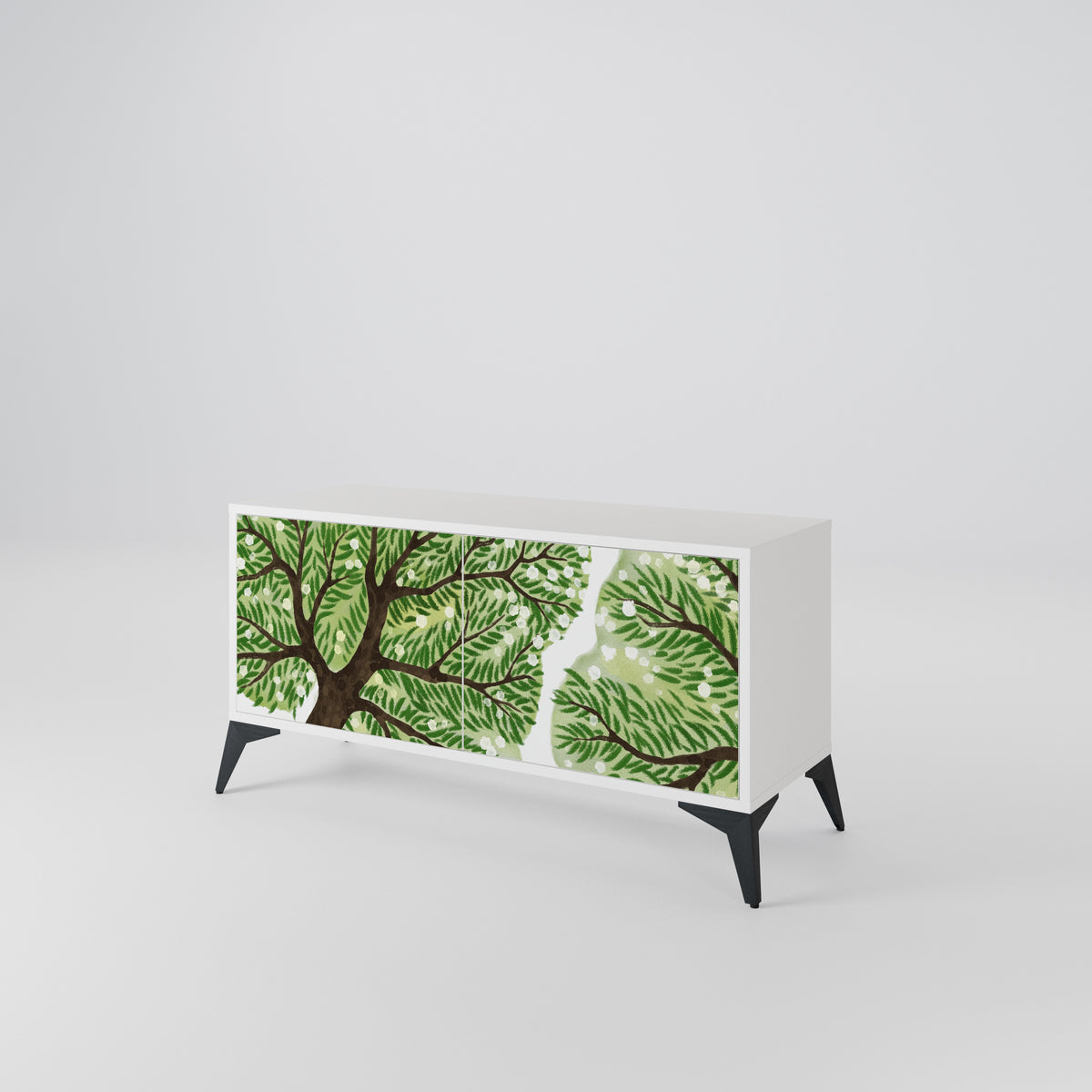 WILDERNESS DASH Mueble de TV Compacto de 2 puertas