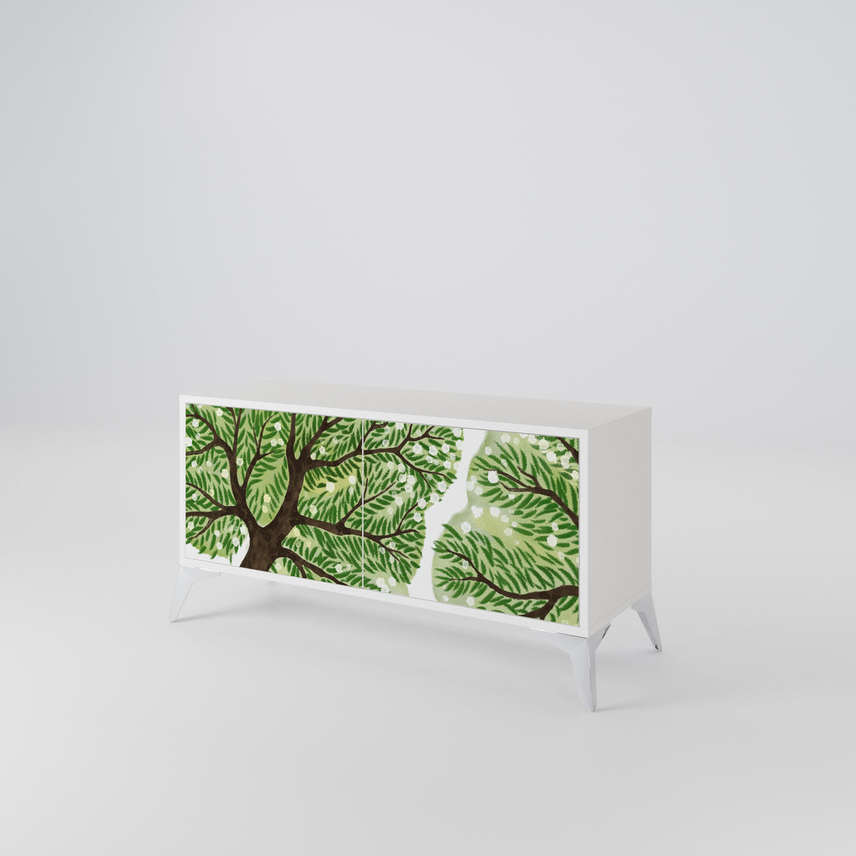 WILDERNESS DASH Mueble de TV Compacto de 2 puertas