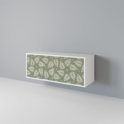 LEAVES ON GREEN Mueble de TV Compacto de 2 puertas