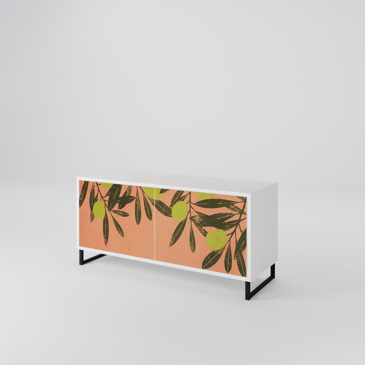 JUICY OLIVES Mueble de TV Compacto de 2 puertas